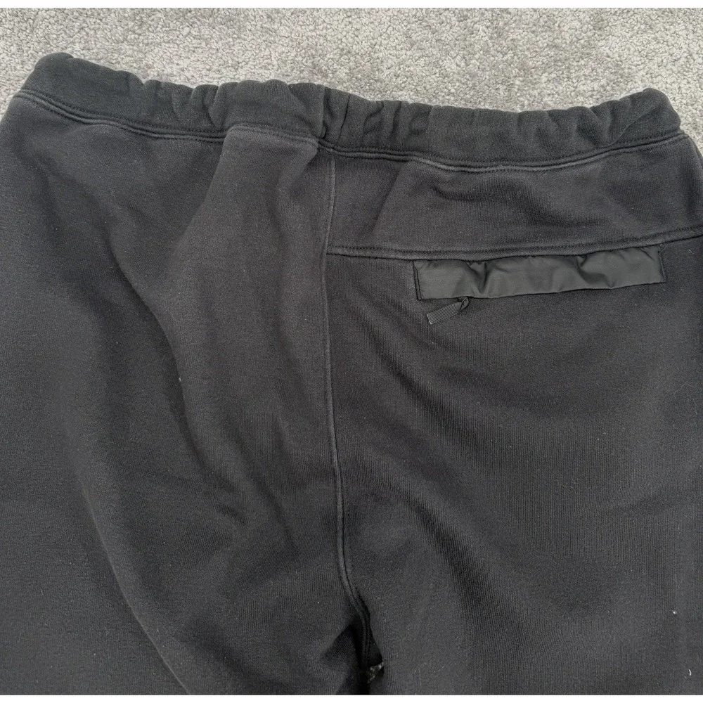The North Face Heritage Athletics Fleece Jogger Sweatpants Men's L Black Gold
